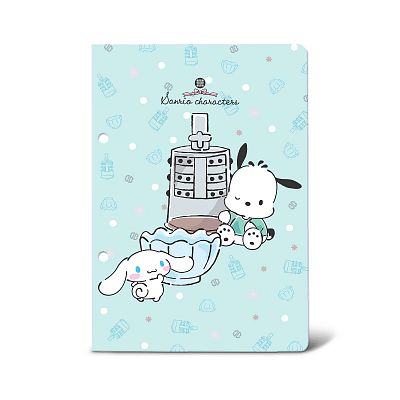 Product info: 三麗鷗 25k雙孔筆記(蓮花溫碗/宗周鐘)