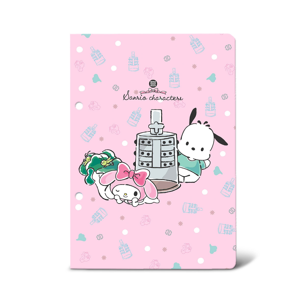 故宮精品網路商城- 三麗鷗25k雙孔筆記(翠玉白菜/宗周鐘)