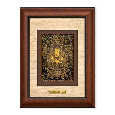 Product info: 五福黃金畫-無量壽佛