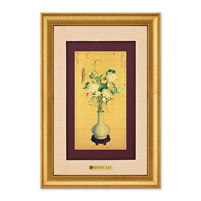 Product info: 富貴W黃金畫-聚瑞圖