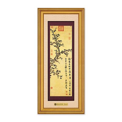 Product info: 富貴S黃金畫-杏花