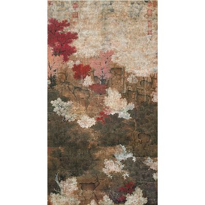 Product info: 宣彩畫 五代人 秋林群鹿