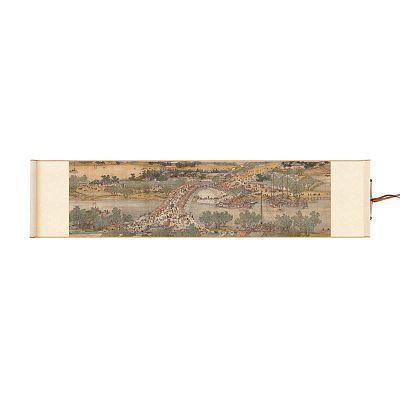Product info: Mini橫卷 清院本 清明上河圖