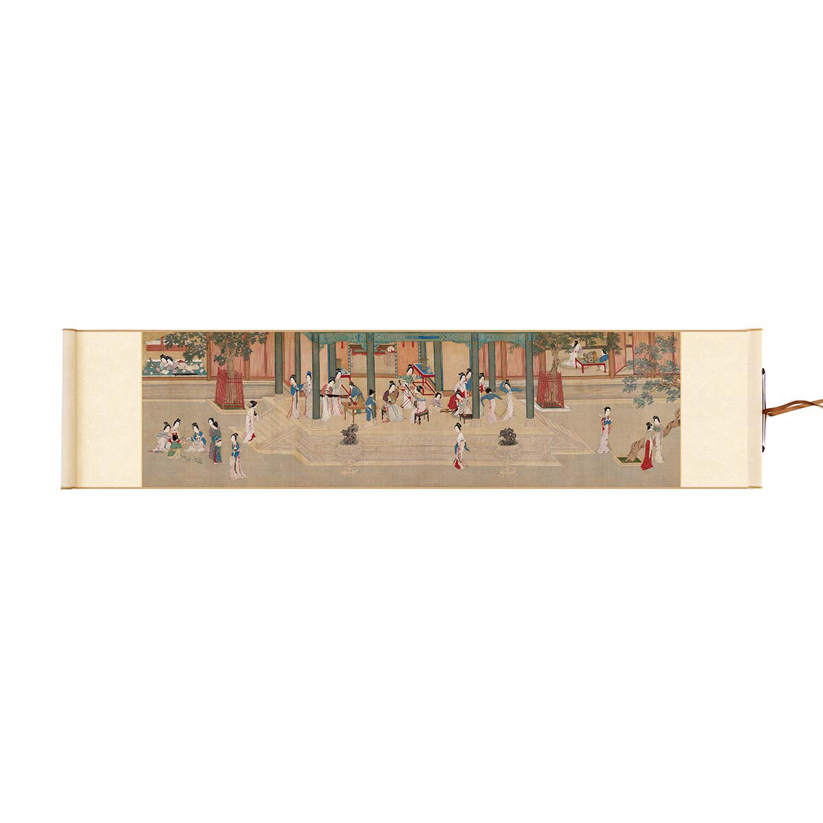 故宮精品網路商城- Mini 橫卷明仇英漢宮春曉