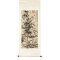 故宮精品網路商城- 掛軸清元濟王原祁合作蘭竹L