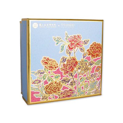Product info: 琺瑯花卉肥皂禮盒組-月季花