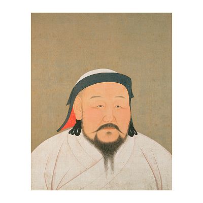 Product info: 畫心＿元代帝半身像冊元世祖