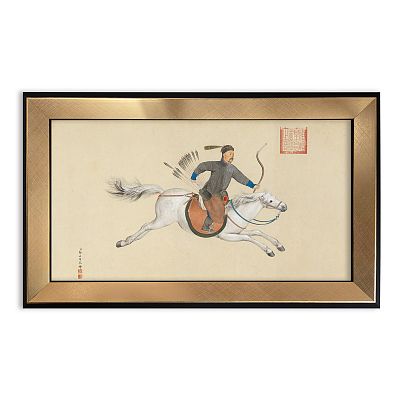 Product info: 藝術小框畫＿清郎世寧畫瑪瑺斫陣圖卷