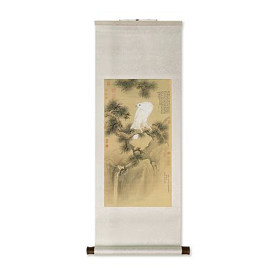 Product info: 卷軸＿清郎世寧白鶻圖　軸