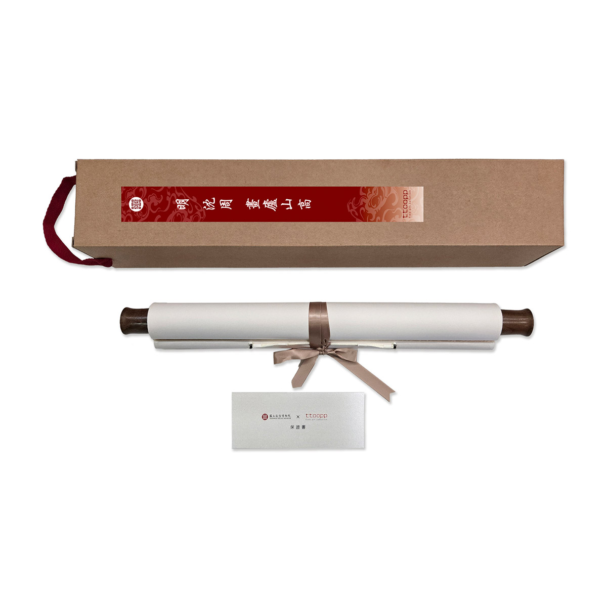 動物卷軸 故宮精品網路商城- 卷軸＿明沈周畫廬山高軸