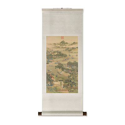 Product info: 卷軸＿清畫院畫十二月月令圖五月　軸