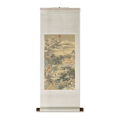 Product info: 卷軸＿清畫院畫十二月月令圖十二月　軸