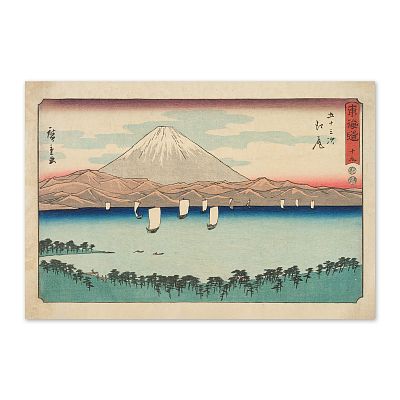 Product info: 明信片 東海道十九 五十三次 江尻