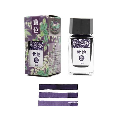 Product info: 釉色鋼筆墨水 紫地