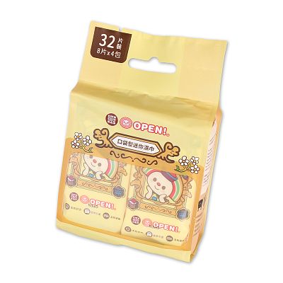 Product info: OPEN！故宮迷你濕紙巾 (Open醬)