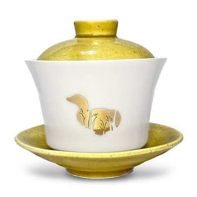 Product info: 金玉鴨蓋碗（單隻金鴨）