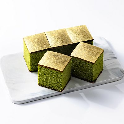 Product info: 翠羽 金箔蜂蜜蛋糕(抹茶)-大