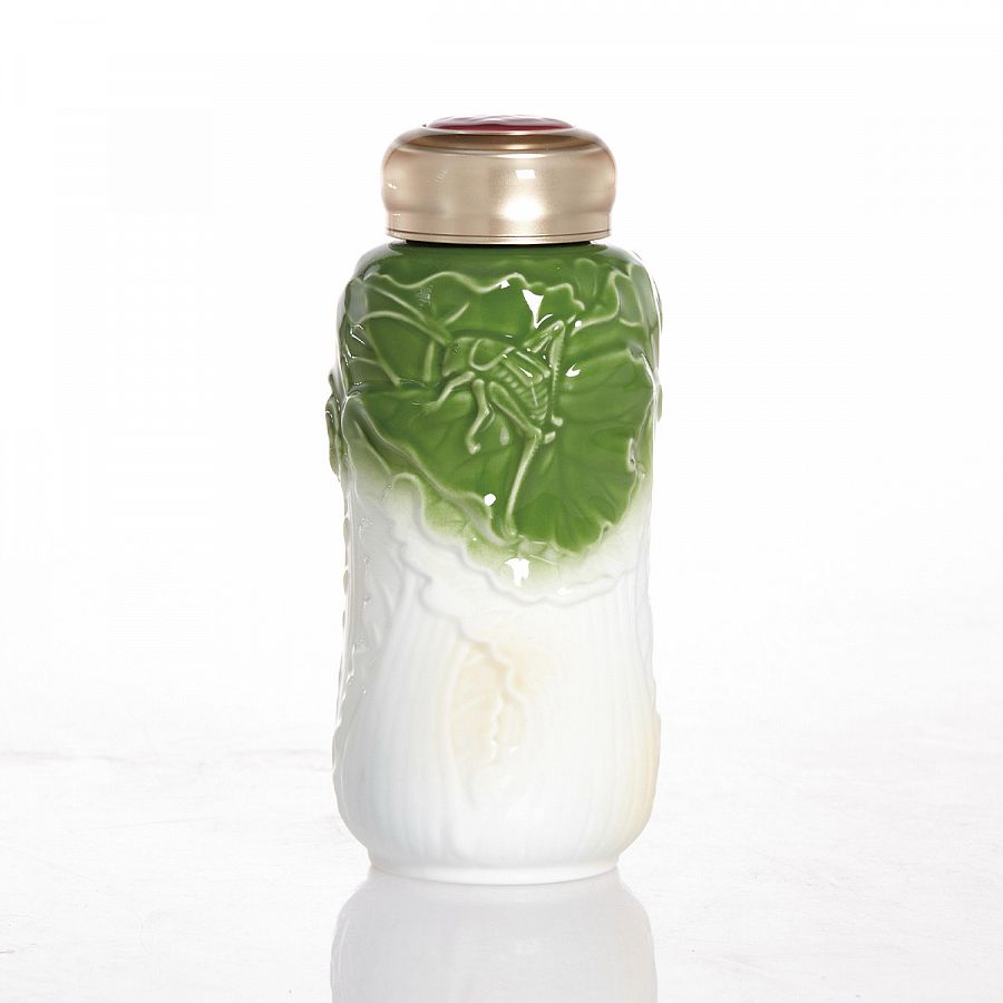 故宮精品網路商城- JEmarble 天然大理石造型冰石墨玉貓白