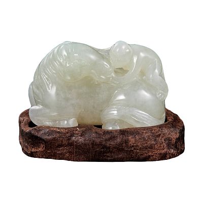 Product info: 十二生肖翡翠迷你擺件-馬