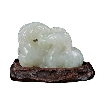 Product info: 十二生肖翡翠迷你擺件-羊