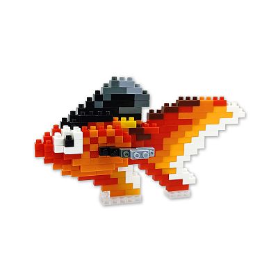Product info: 金魚微型積木(紅)