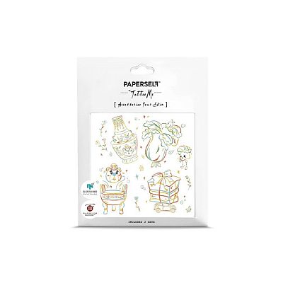 Product info: 北火熊遊故宮 刺青貼紙