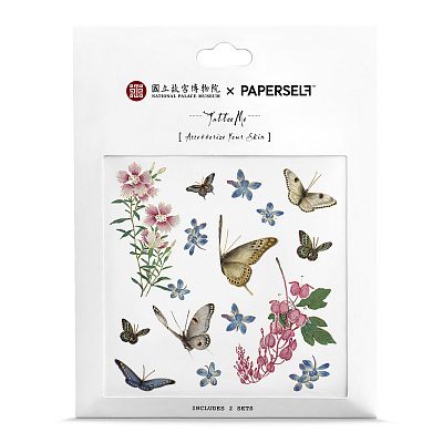 Product info: 蝶舞花間 刺青貼紙