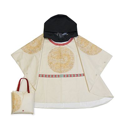 朕不為雨愁了-皇帝護駕雨服<br> (S號-兒童斗篷雨衣、附提袋)