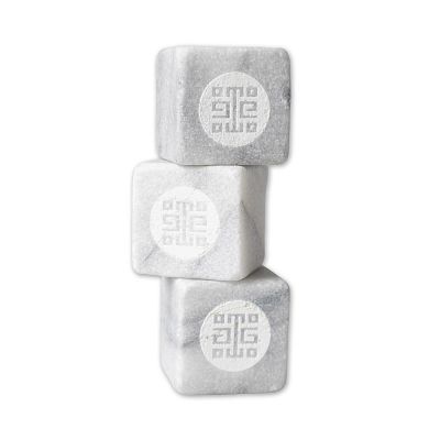 Product info: JEmarble 天然大理石冰石8入組 (雷射雕刻 LOGO)-白