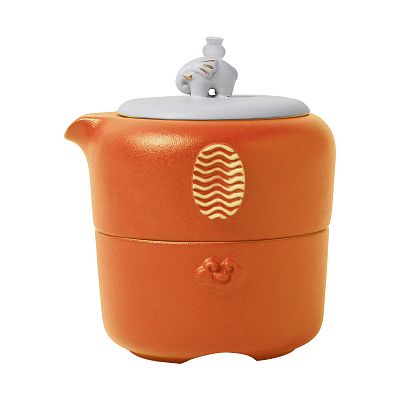 Product info: 太平有象旅行茶具組 (吉祥橙)