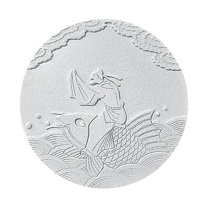 Product info: 琴高仙人杯墊