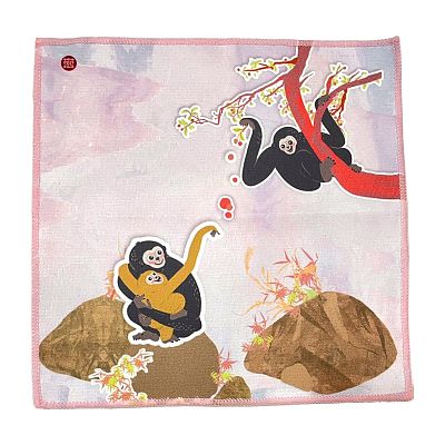 Product info: 猴嬉遊記・方巾小包組