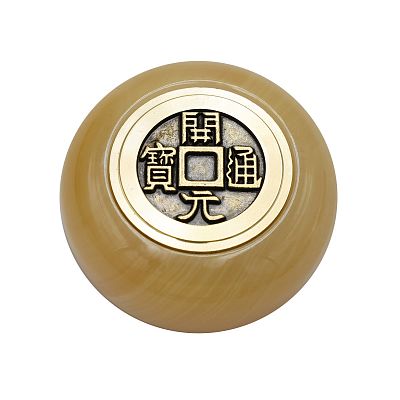 Product info: 五行轉運珠-黃玉石