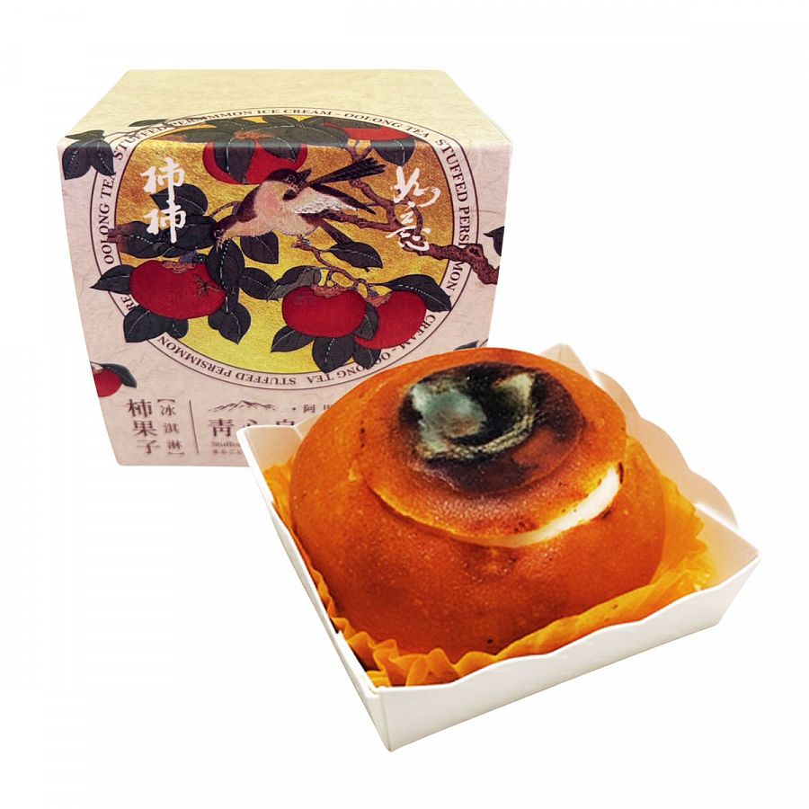 柿果子冰淇淋-阿里山青心烏龍茶(本島賣場)