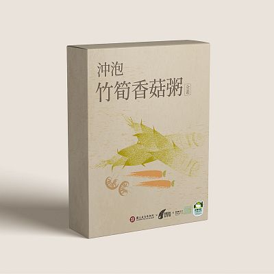 沖泡竹筍香菇粥