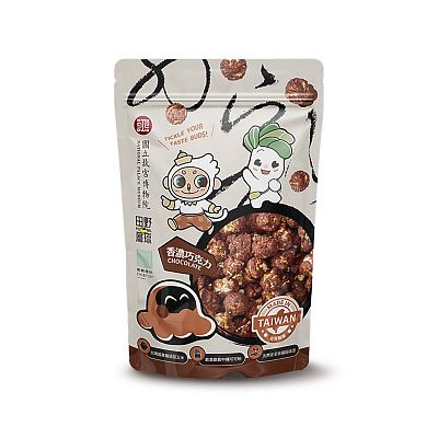 Product info: 田野蘑球FEIBAL POPCORN-香濃巧克力爆米花