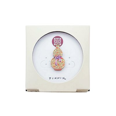 Product info: 福祿壽葫蘆瓶別針