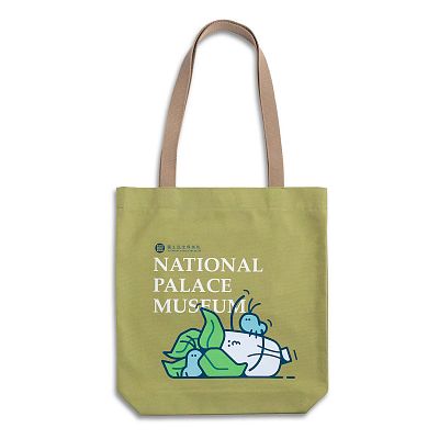 Product info: 百財翠玉白菜 - 翠白白 托特包 霧綠